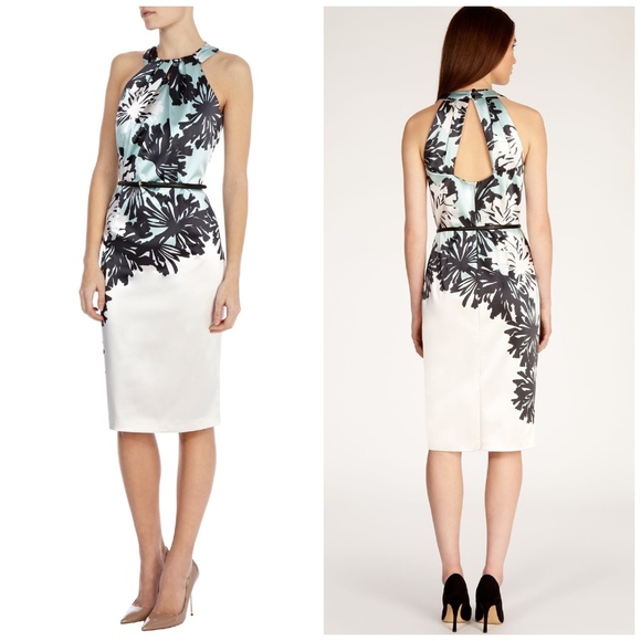 Satin Sheath Dress